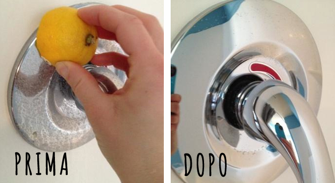limone anti calcare pulire casa