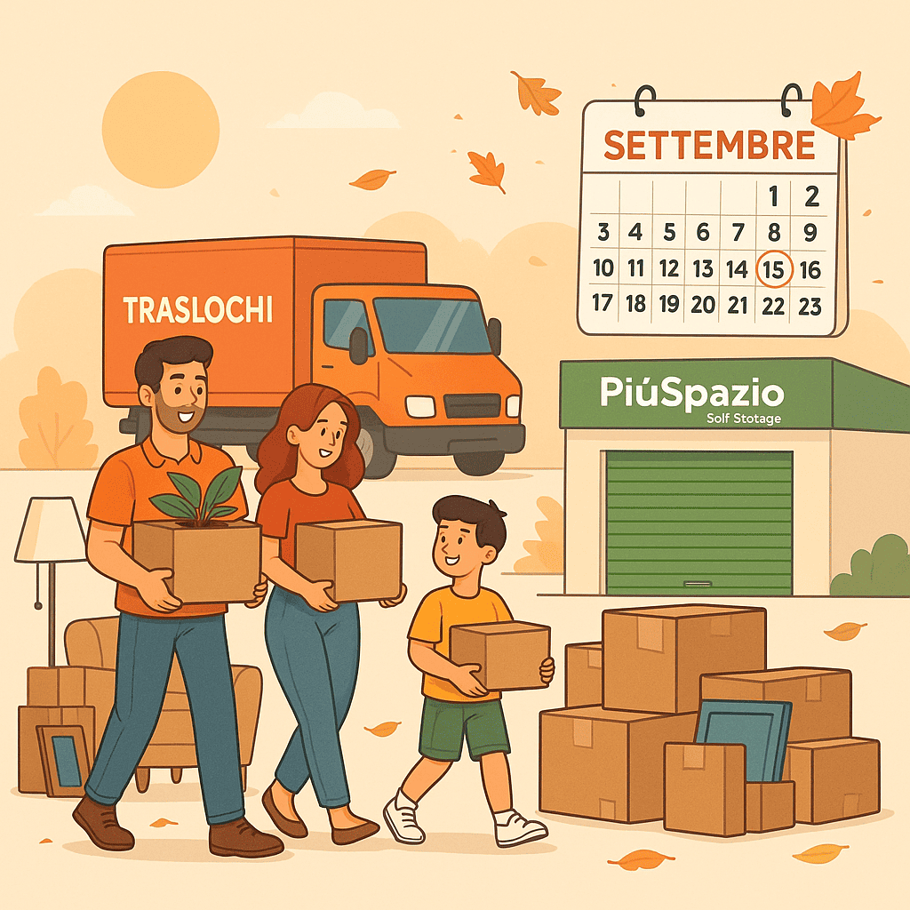PiuSpazio traslocare a Settembre