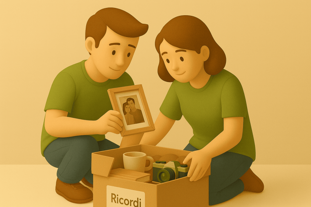 coppia con ricordi da mettere da piuspazio