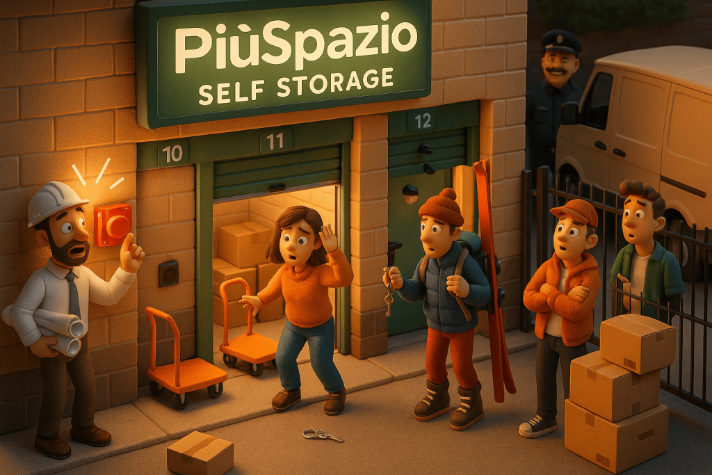 Situazione caos da PiuSpazio self storage