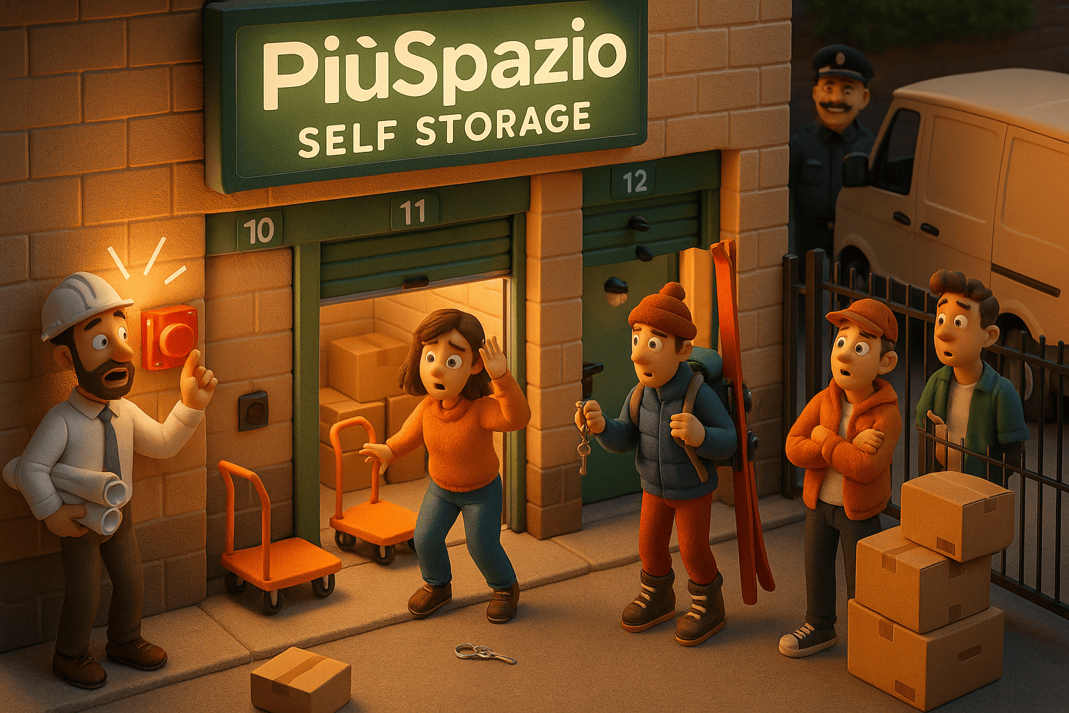 Situazione caos da PiuSpazio self storage