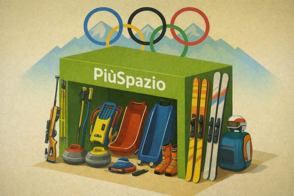 Deposito PiùSpazio Self Storage per attrezzature da sci