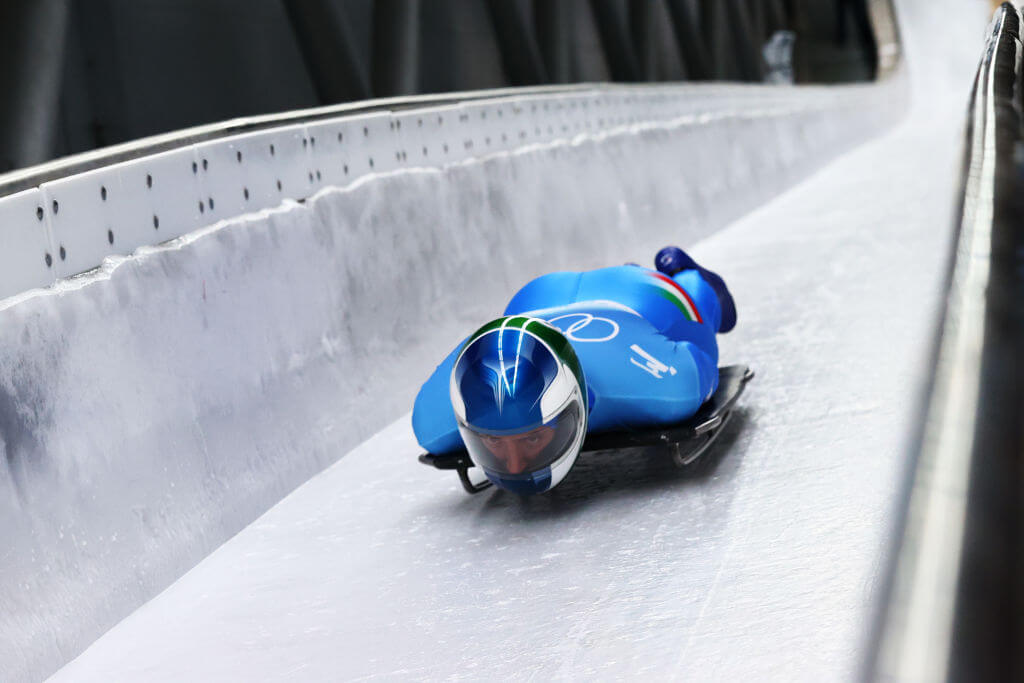 Atleta di Skeleton alle Olimpiadi di Milano Cortina