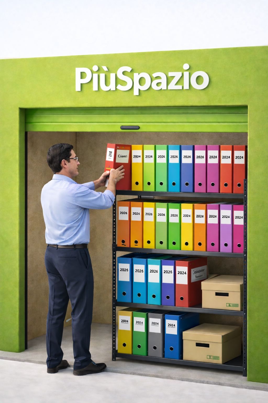 Deposito Archivio Documenti con PiùSpazio Self Storage