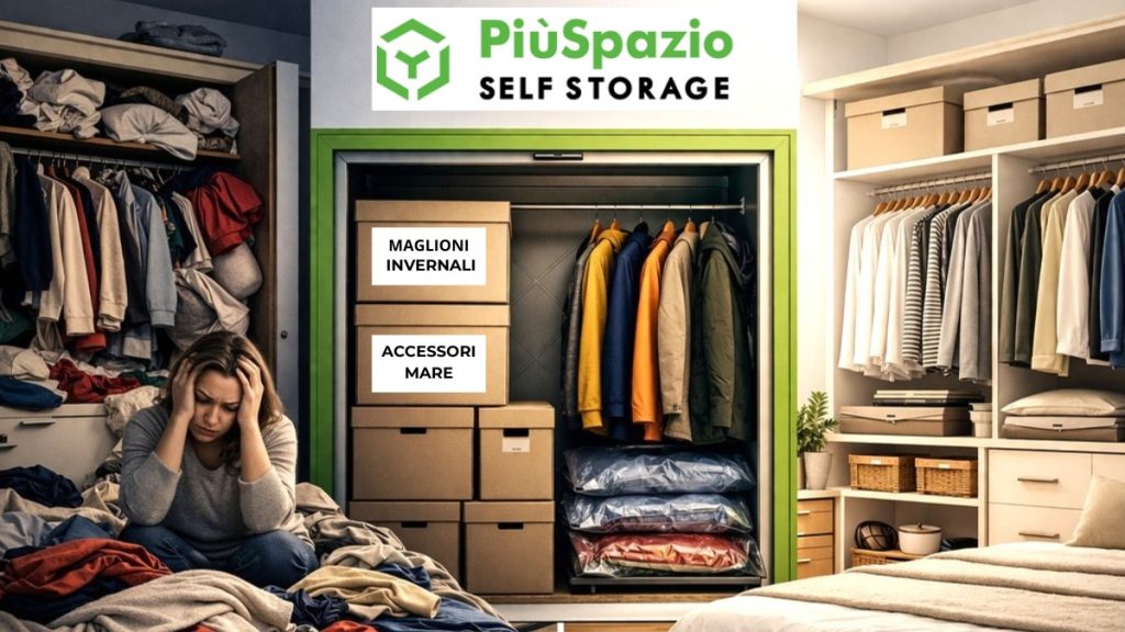Deposito PiùSpazio per il tuo cambio stagione!