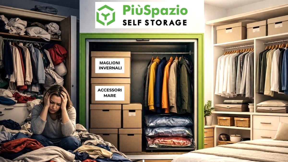 Deposito PiùSpazio per il tuo cambio stagione!