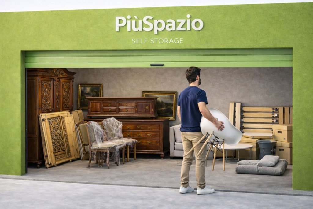 Deposito PiùSpazio Self Storage per Ristrutturazione a Milano