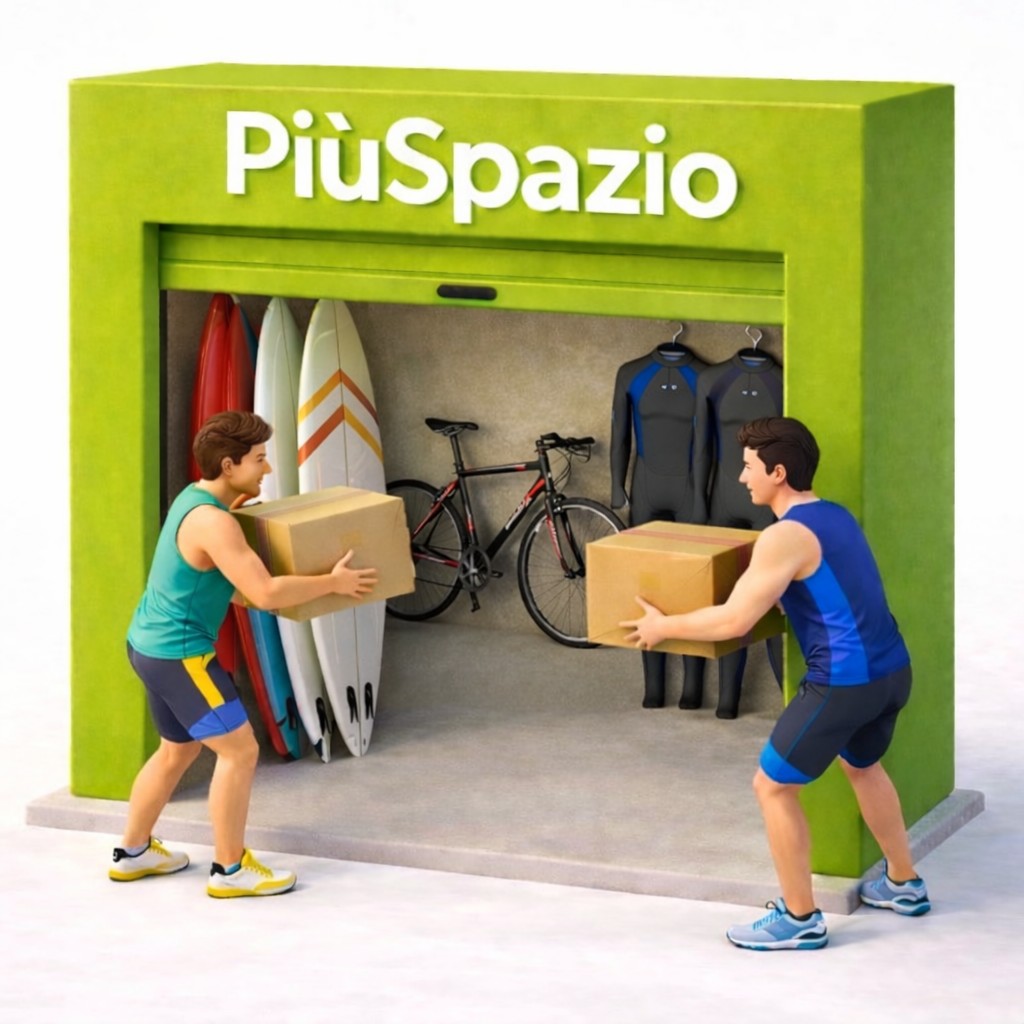 Storia Francesco e Matteo nei depositi di PiùSpazio Self Storage