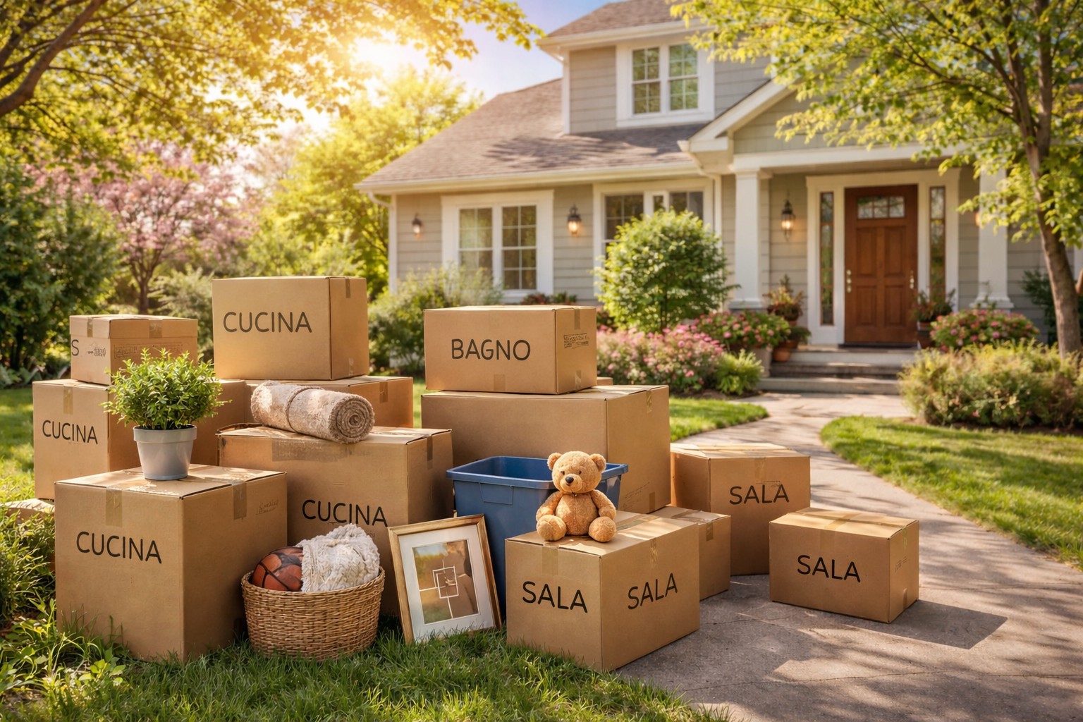 trasloco in primavera con PiùSpazio Self Storage