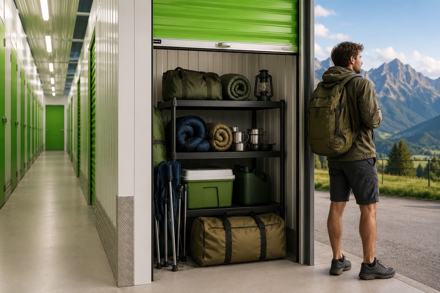 Self Storage a Cusano Milanino - Dove mettere l'attrezzatura da campeggio?
